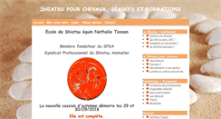 Desktop Screenshot of mon-shiatsu-pour-chevaux.com